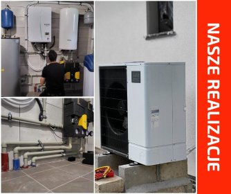 Kompletna kotłownia z pompą ciepła Mitsubishi Zubadan