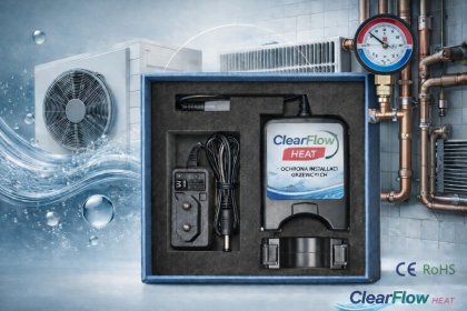 System ochrony instalacji z pompą ciepła ClearFlow Heat.