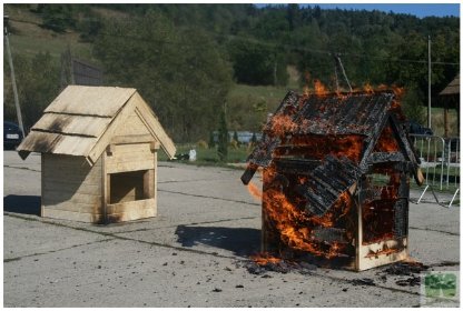 Zabezpieczenie przeciwogniowe drewna