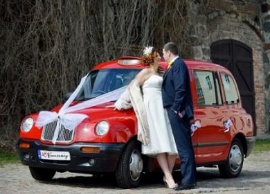 Auto do ślubu - London Red Cab
