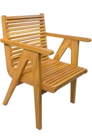 krzesło ogrodowe modrzewiowe