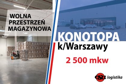 Wynajem powierzchni magazynowej wraz z obsługą - Konotopa