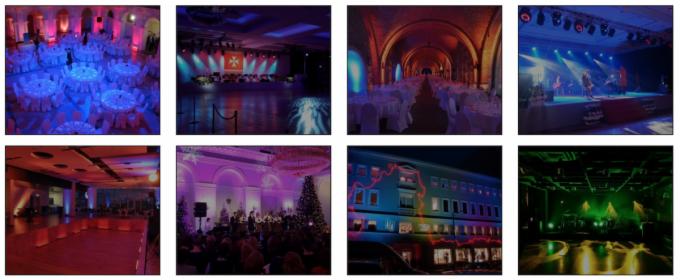 Oświetlenie konferencyjne, koncertowe, eventowe, efektowe, architektoniczne