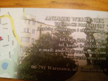 Tłumaczenie przysięgłe