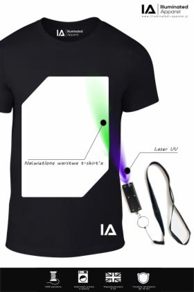 Interaktywne, świecące t-shirty - marka Illuminated Apparel