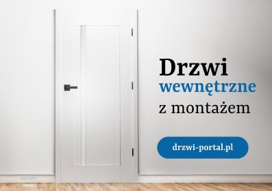 Drzwi wewnętrzne z montażem