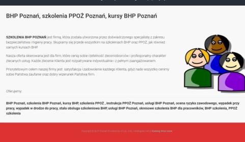 BHP Poznań, szkolenia PPOŻ Poznań, kursy BHP Poznań