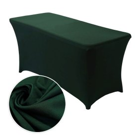 Zielony POKROWIEC na stół koktajlowy, cateringowy, eventowy