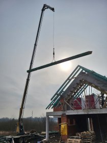 Montaz więźby dachowej