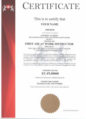 Certyfikowane kursy instruktora pierwszej pomocy w systemie EPS IFACC