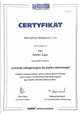 Wykonanie wentylacji i rekuperacji