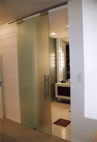 DRZWI SZKLANE PRZESUWNE