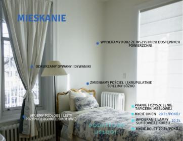 Sprzątanie mieszkania 3-pokojowego