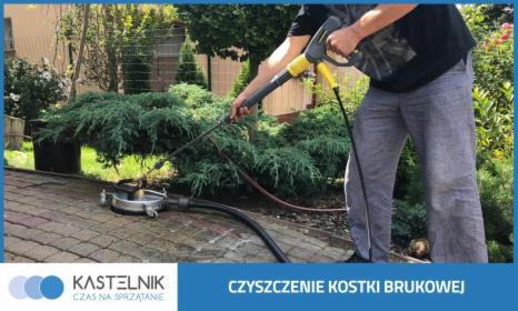 Czyszczenie kostki brukowej