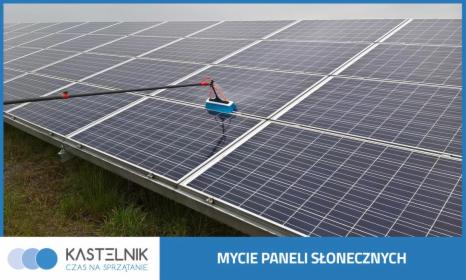 Mycie paneli słonecznych