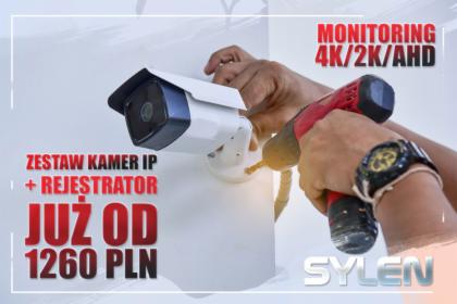 Instalacja 4 kamery + rejestrator