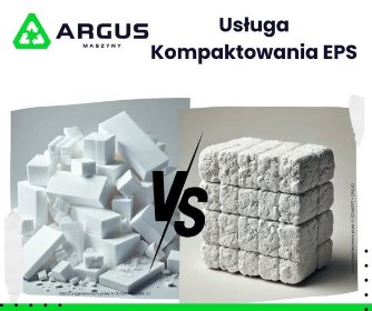 Usługa kompaktowania styropianu EPS na zimno