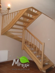 Schody dewniane - Pająk