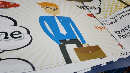 Druk billboard na papierze blueback, banery ,folie