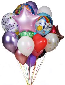 Sklep Wesołe Baloniki, balony z helem, dekoracje, akcesoria urodzinowe