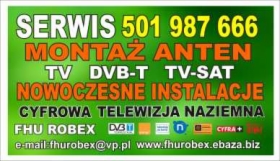 Montaż ANTEN,instalacje TV SAT