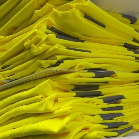 Kamizelka odblaskowa z atestem i nadrukiem