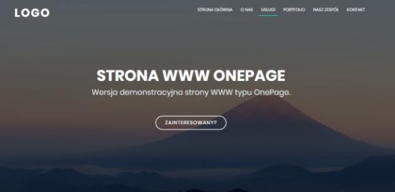 Strona WWW OnePage