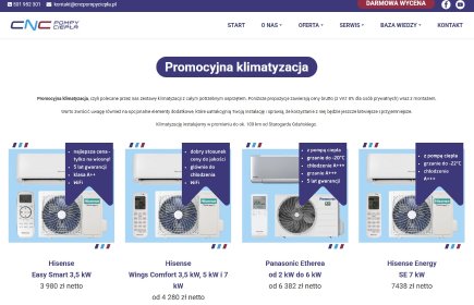 Klimatyzacja od 2,6kW do 100kW