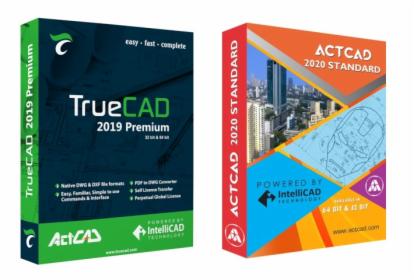 ActCAD 2020 Standard upgrade dla TrueCAD 2019