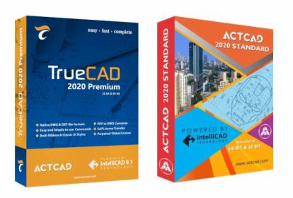 ActCAD 2020 Standard upgrade dla TrueCAD 2020