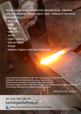 Usługi kowalskie i spawalnicze