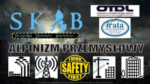 Alpinistyczne na wysokości, prace wysokościowe, alpinizm przemysłowy.