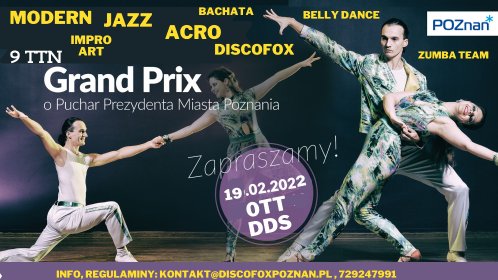 IX Turniej Tańca Nowoczesnego o Puchar Prezydenta Miasta Poznania