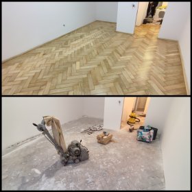 Cyklinowanie, lakierowanie, układanie parkietu