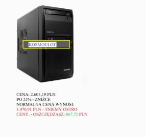 KOMPUTER AMD PRO A310 [Z0009] - NAJTANIEJ - TYLKO ZA JEDYNE 2.603.19 PLN