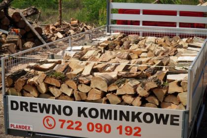 Drewno Kominkowe opałowe sezonowane, transport.