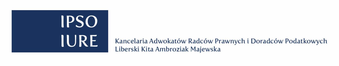 IPSO IURE Liberski Kita Ambroziak Majewska sp.k. Kancelaria Prawno -Podatkowo-Windykacyjna