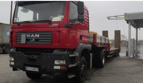 Transport zestawem niskopodwoziowym