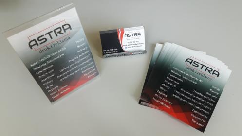 ASTRA druk i reklama - Materiały firmowe z logo z nadrukiem koszulki papier firmowy teczki