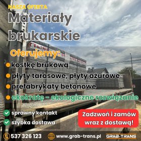 Materiały brukarskie