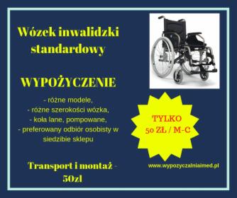 Wózek Inwalidzki Wypożyczalnia / Wynajem Warszawa