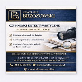 Czynności detektywistyczne na potrzeby windykacji