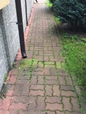 Mycie kostki brukowej/granitowej