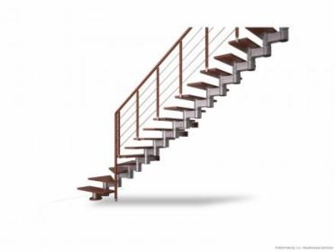 Schody proste schody zabiegowe model 17