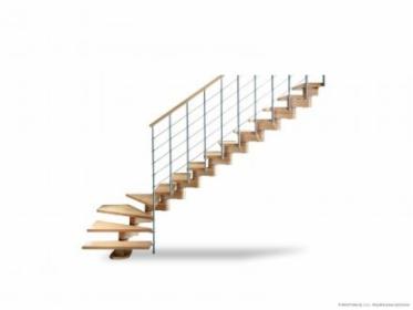 Schody proste schody zabiegowe model 18