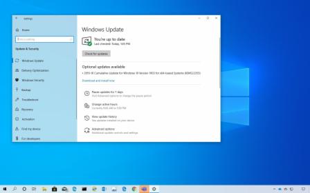 Windows - instalacja aktualizacji