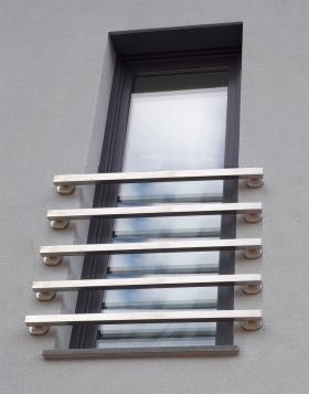 Okno francuskie, światło okna 80 cm, stal nierdzewna