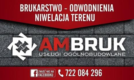 Usługi Brukarskie, Odwodnienia,Drenaże, Niwelacje terenu