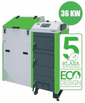 SAS Spark 36 kW - Kocioł na eko groszek 5 Klasy
