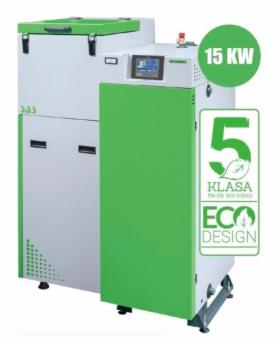 SAS Bio Compact 15 kW - Kocioł na pellet 5 Klasy